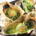 料理メニュー写真 焼き牡蠣　ガーリックバター