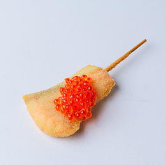 やわらか!牛タン串/サーモンと親子イクラ