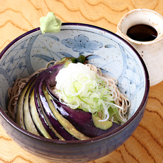 揚げ茄子おろしそば【温 or 冷】