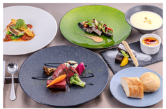 オリエントホテル高知 レストランしばてんのコース写真