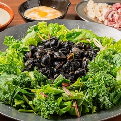 ~カラダ喜ぶ、食べる青汁~ 鮮緑のしじみ炊き肉