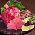 料理メニュー写真&nbsp;名物 本マグロの希少部位の5種盛合せ
