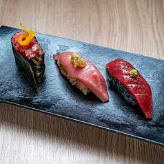 本まぐろ尽くし「三貫」
