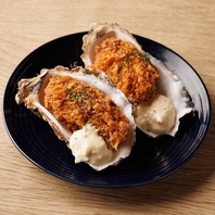 生牡蠣だけじゃない様々なバリエーションの牡蠣料理◎