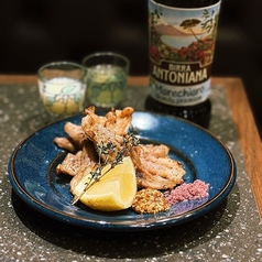 地鶏せせり オーブングリル　赤ワイン塩