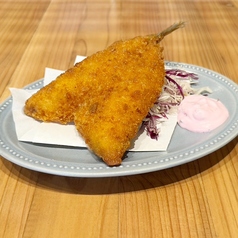 和風タルタルで食べる大判アジフライ