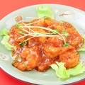 料理メニュー写真 えびのチリソース