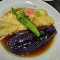 料理メニュー写真&nbsp;ナスとヒラメの揚げおろし