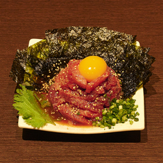 マグロホホ肉ユッケ