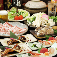 “各種宴会に最適”な飲み放題付きコースもございます