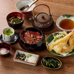 和牛ひつまぶしと海老天ぷら御膳