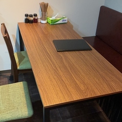 ご家族のお食事にもおすすめ◎結合可能なので人数にあわせてご案内します！