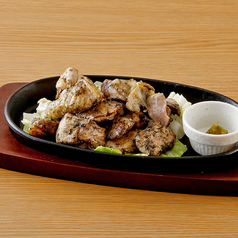 軍鶏ミックス炭火焼き（塩/タレ）（大/中）