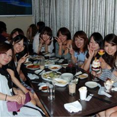 大人数の女子会にも対応☆