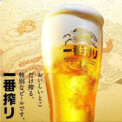 キリン1番搾りやフルーツマッコリも飲み放題♪