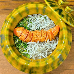 釜揚げしらすと明太子