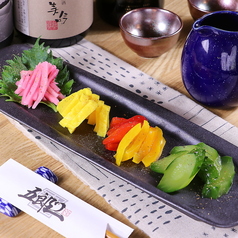 漬物の盛り合わせ