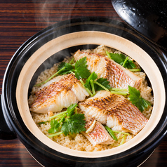 鯛 土鍋ご飯