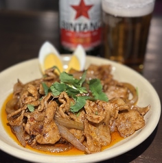 タイ風ポーク唐辛子炒め