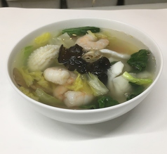 海鮮と野菜のスープ