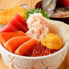 雅家6種丼(生うに入)