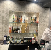 カウンターでものんびりと