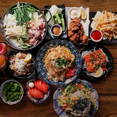 2H飲み放題付◎つくね/牛もつ鍋/鉄板焼きなど充実の全12品『贅沢コース』4,500円の写真