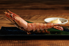 火囲炉名物！大海老の原始焼き