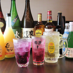 ドリンクメニュー60種以上★