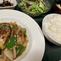 【特選ランチ】広島産カキのオイスター炒めご膳