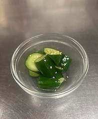 胡瓜だけの浅漬け