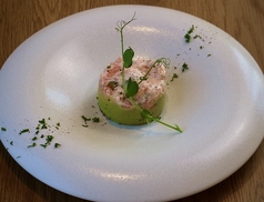 海老と明太子 アボカドのタルタル