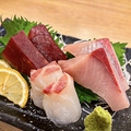 料理メニュー写真&nbsp;旬のお刺身三種盛り