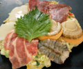 料理メニュー写真&nbsp;とんぼMIX(豚・イカ・エビ・ホタテ・牛カルビ)