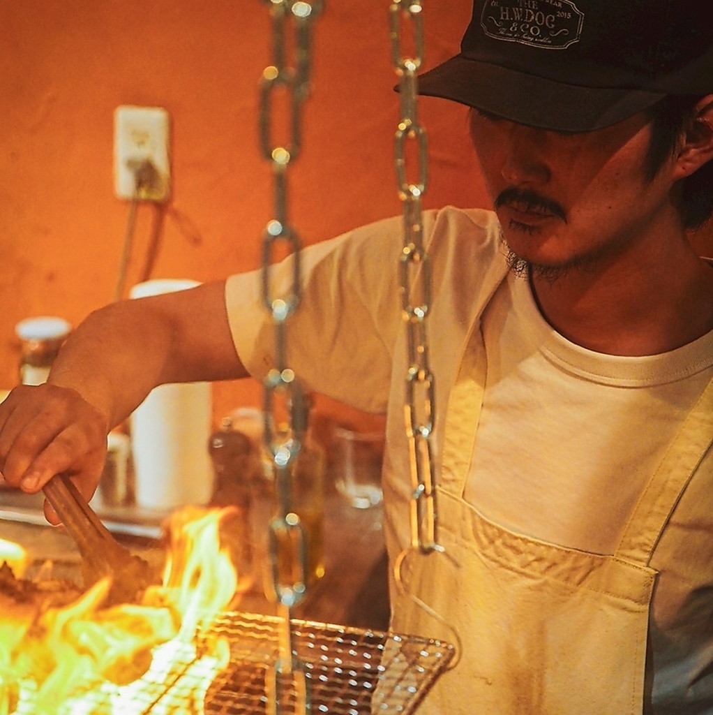 休ませながら焼き上げます。