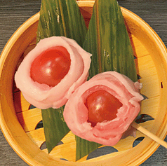 蒸籠串　セイロ串　肉巻きプチトマト