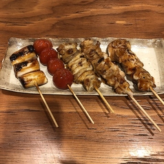 串焼き5種盛り合わせ　タレ