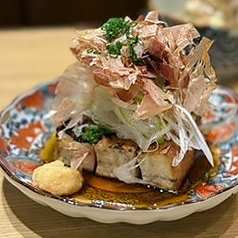 薬味たっぷり厚揚げ