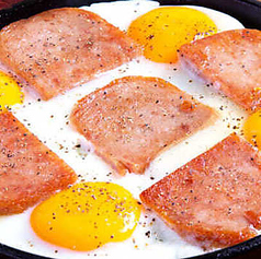 スパム目玉焼き/ウィンナ/チャプチェ 各