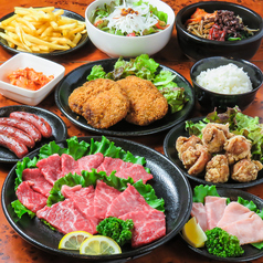 黒毛和牛と馬焼肉 馬活 八幡西店のコース写真