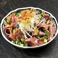 とろける旨さ 低温鶏レバ刺し