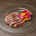 料理メニュー写真&nbsp;鴨の生ハムにパプリカピクルス