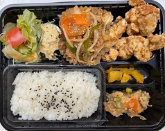 炒め物＆鶏唐弁当