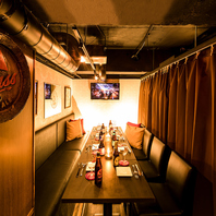 小人数～団体様ご利用可能個室ご案内♪