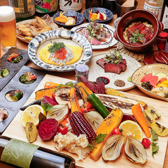 なにわ農家飯ト酒 佰姓蔵のコース写真