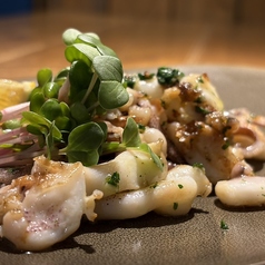 イカゲソのブルゴーニュバター