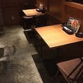 落ち着いた店内でお食事をご堪能ください。