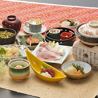 全国から集める旬の味覚を熟練の技で丁寧に仕上げた逸品