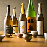 【種類豊富な日本酒を厳選して取り揃えました】
