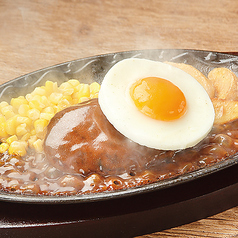 デミグラスハンバーグ エッグ付